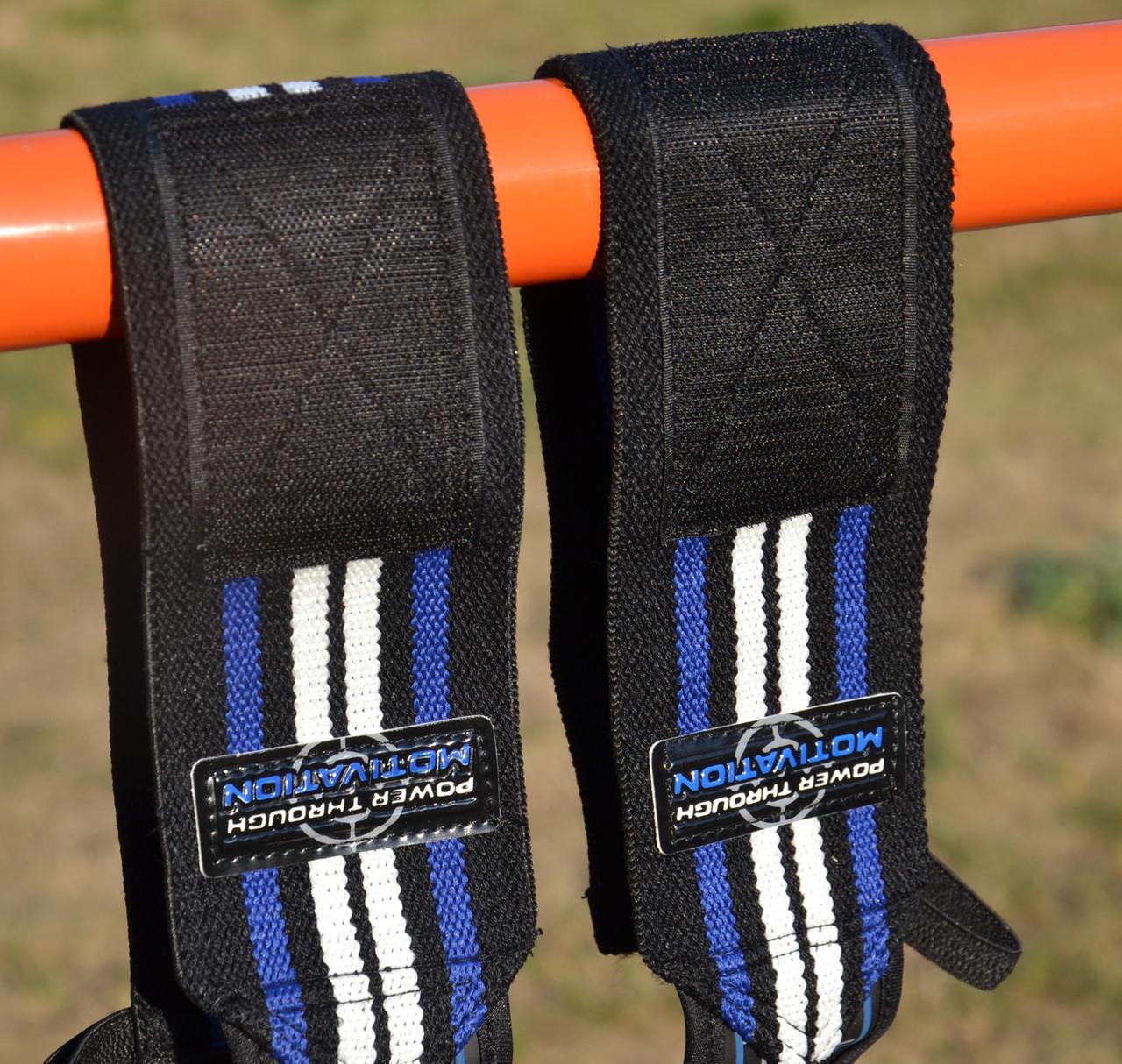Бинти кистьові Power System PS-3500 Wrist Wraps Blue/Black (A-012086) - фото 8 Бинти кистьові Power System PS-3500 Wrist Wraps Blue/Black (A-012086) - фото 8