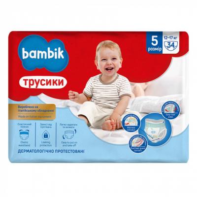 Подгузник Bambik трусики 5 12-17 кг 34 шт. (4823071652543)