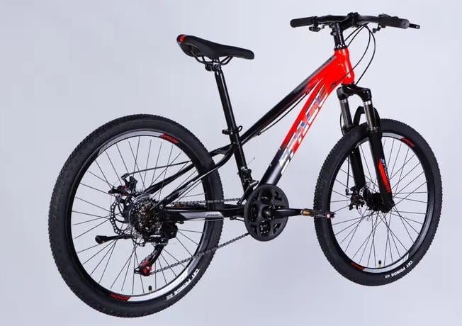 Велосипед Space MARS DD FR ST 24" рама 11" Красно-черный матовый (2545688525) - фото 2 Велосипед Space MARS DD FR ST 24" рама 11" Красно-черный матовый (2545688525) - фото 2