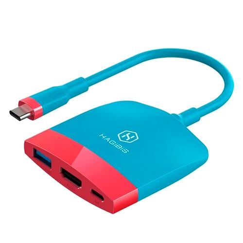 USB-хаб 3.0 Type-C - HDMI Type-C USB 3.0 для Nintendo/HAGiBiS (4995-a119a)