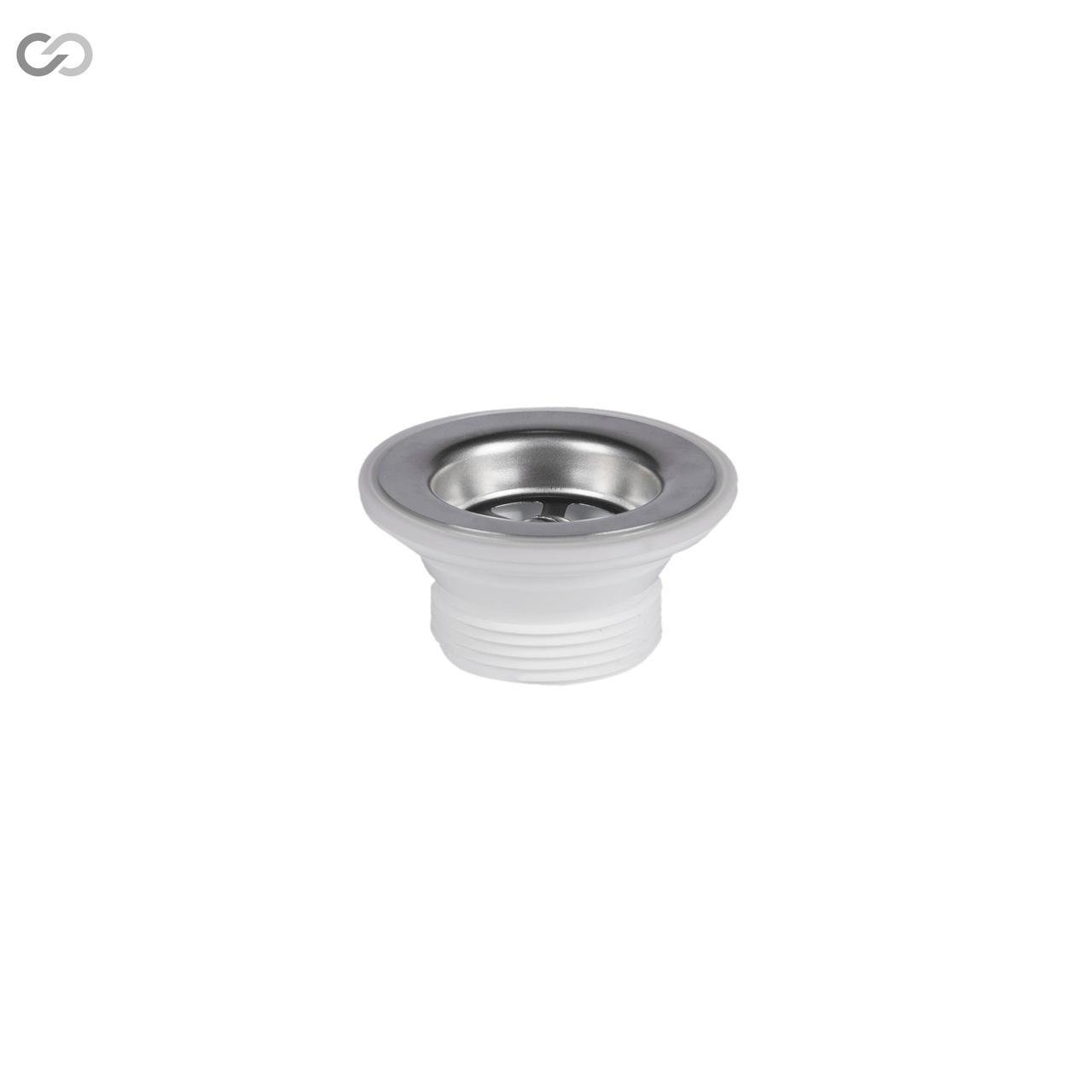 Випуск сифона пластиковий SoloPlast Т0300.2100 для мийок і раковин з сіткою 60 мм G1-1/4" (28144608) - фото 3