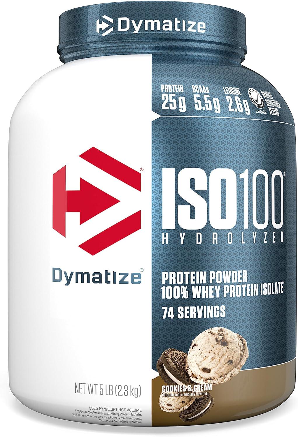 Изолят сывороточного протеина Dymatize nutrition ISO 100 Cookies/Cream 2270 г