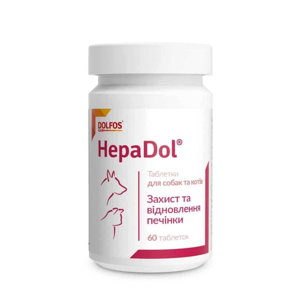Витамины Dolfos HepaDol для кошек и собак 60 таб. (34374858)