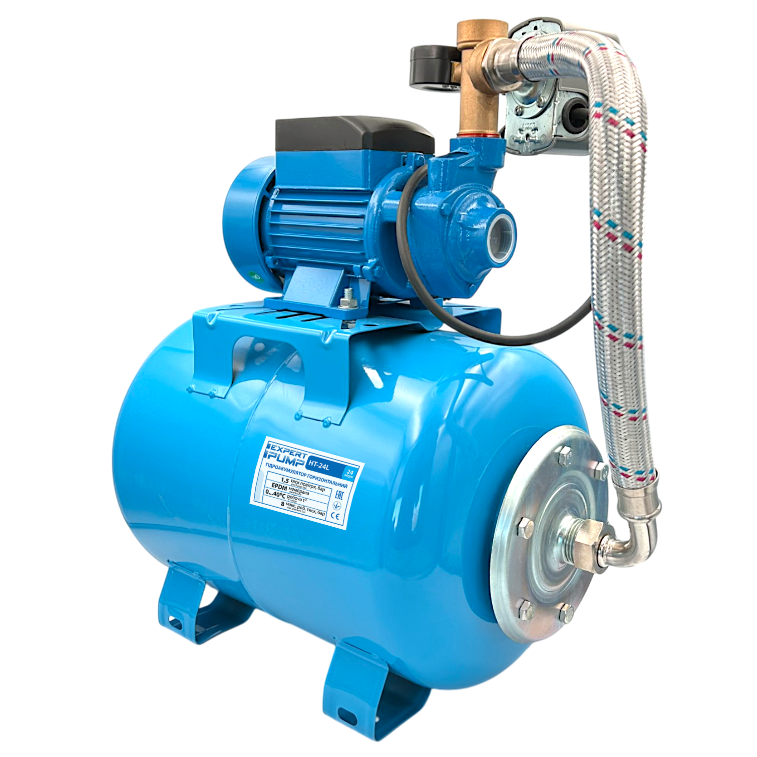 Автоматическая насосная станция EP QB60/24 370 Вт H=35 м Q=35 л/мин - фото 2