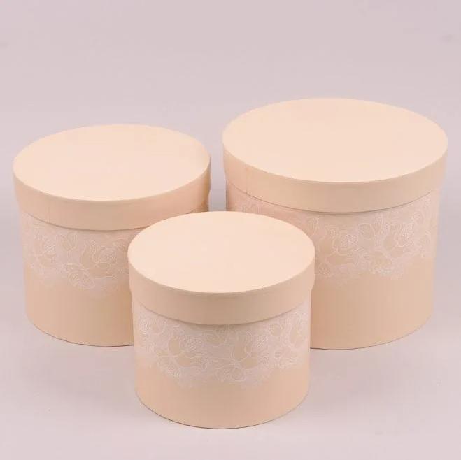 Комплект коробок для цветов Flora Персиковый 3 шт. (38247) - фото 1 Комплект коробок для цветов Flora Персиковый 3 шт. (38247) - фото 1