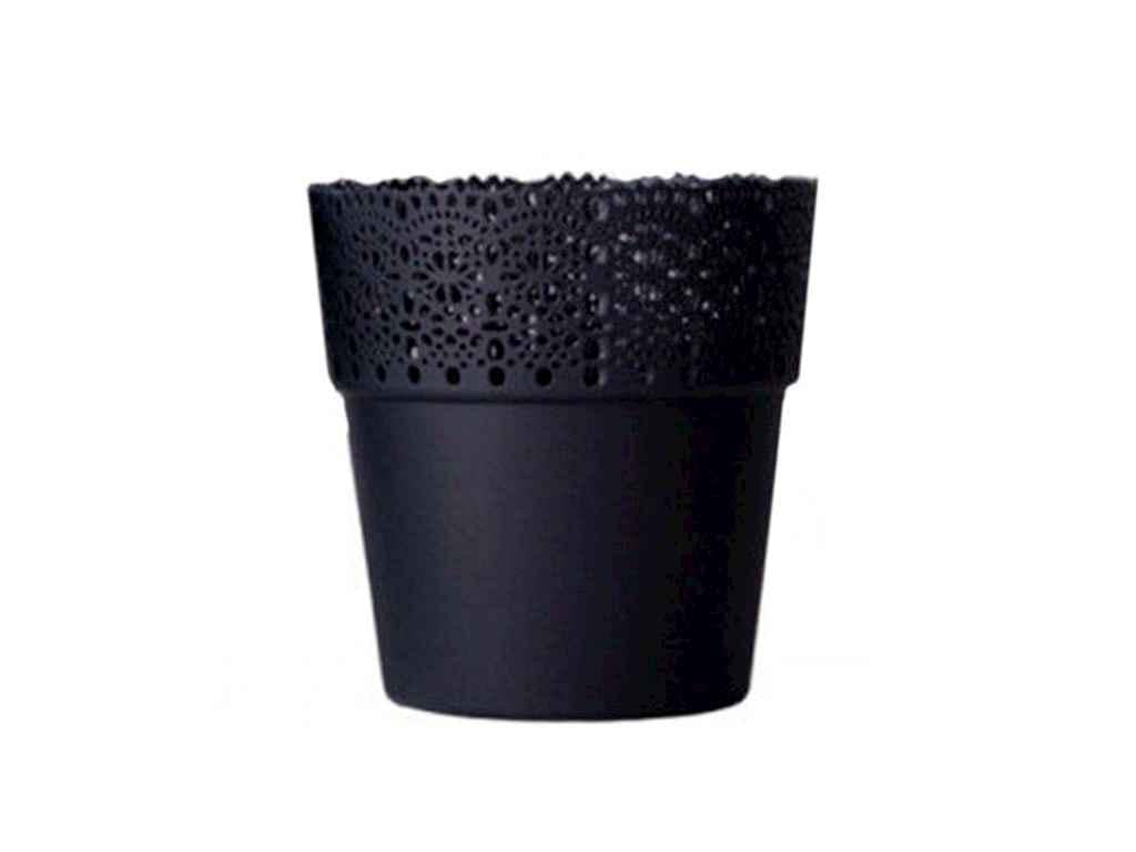 Горшок для цветов Lamela 600 мл Белла 130 Антрацит (798229)