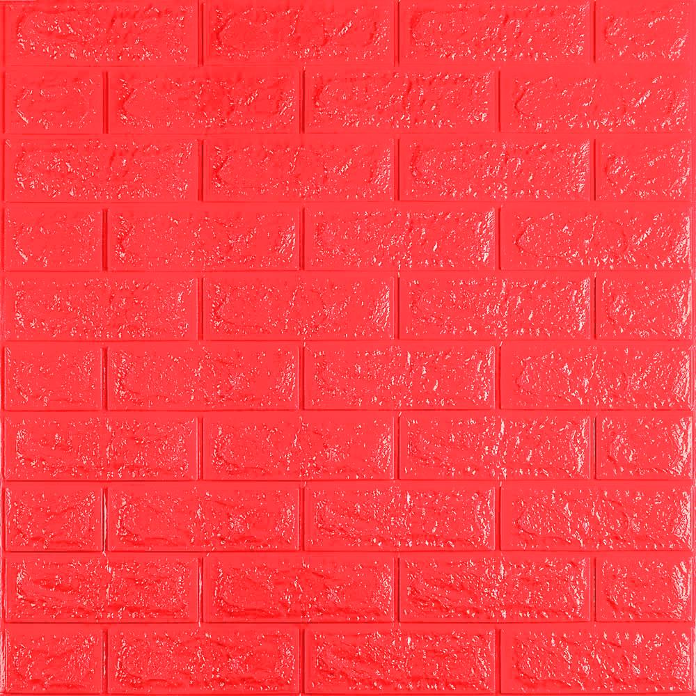 3D-панель самоклеющаяся Sticker Wall Красный кирпич 700х770х7 мм (Панель-8-7мм)