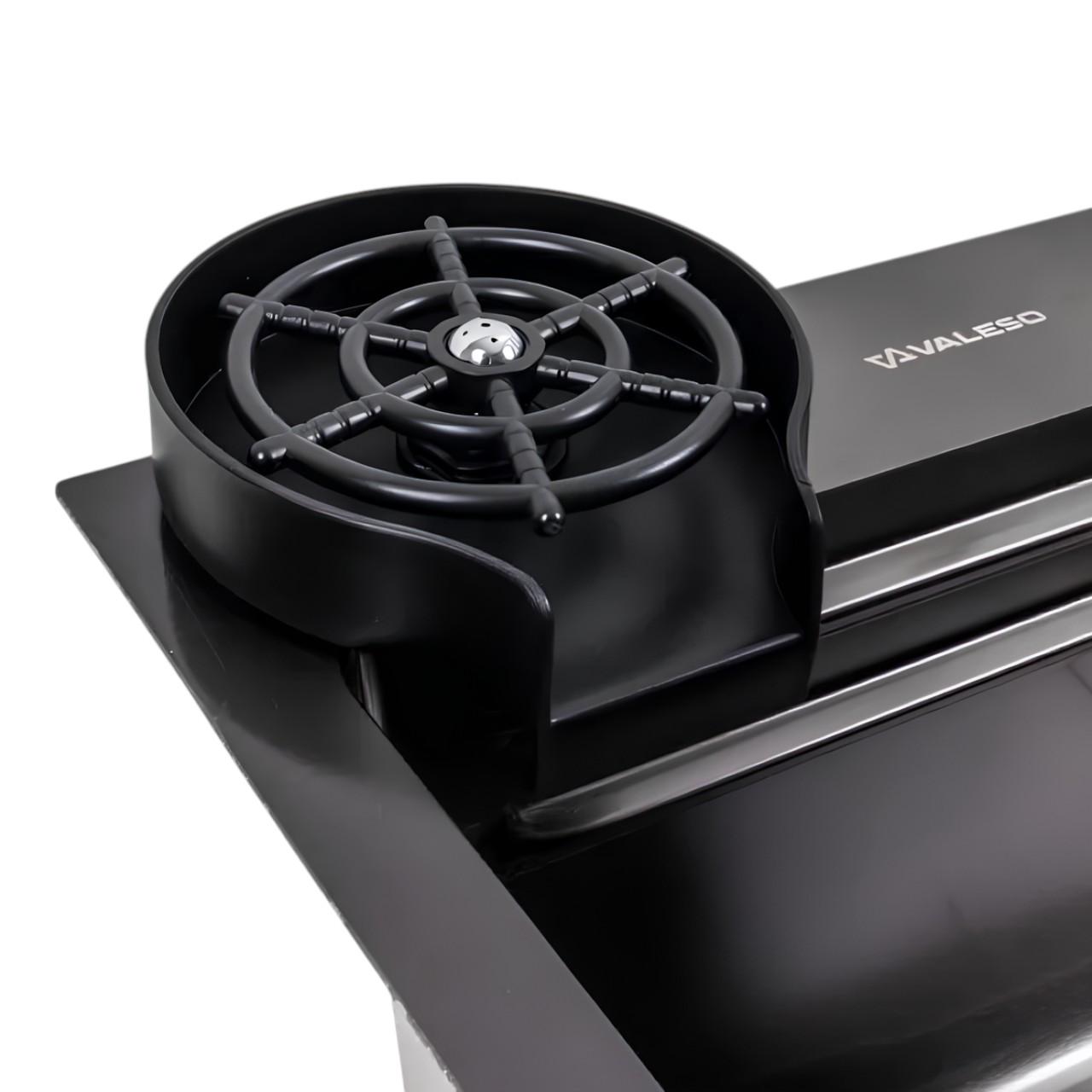 Мийка прямокутна Valeso 75х45F PVD Водоспад з шумоізоляцією чаші та краном для питної води Чорний (є268) - фото 5 Мийка прямокутна Valeso 75х45F PVD Водоспад з шумоізоляцією чаші та краном для питної води Чорний (є268) - фото 5