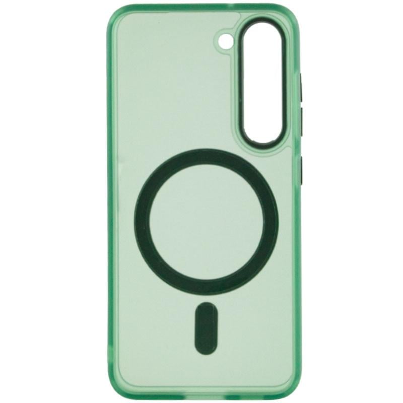 Протиударний чохол TPU+PC Lyon Frosted для Samsung Galaxy S23 FE Green - фото 3