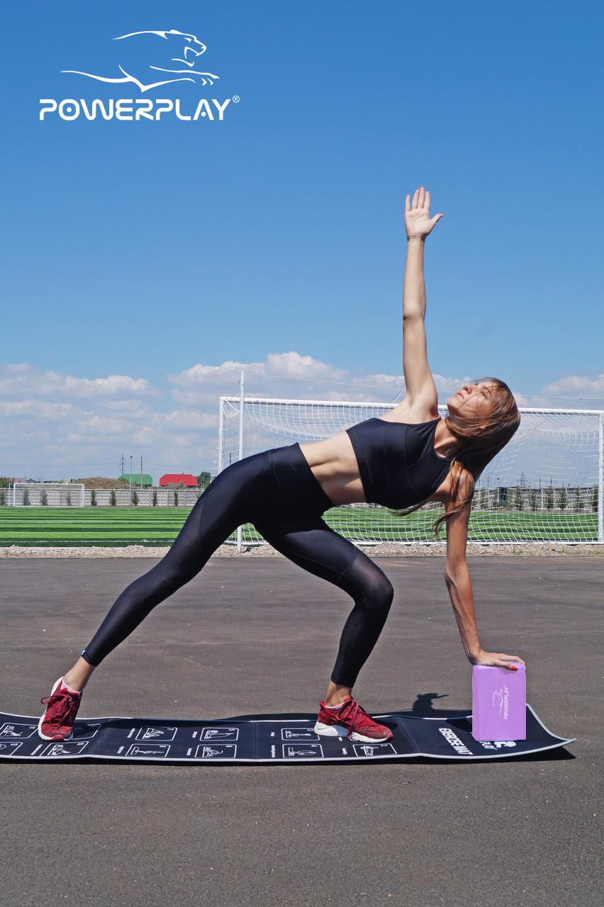 Блок для йоги PowerPlay 4006 Yoga Brick Фиолетовый - фото 5 Блок для йоги PowerPlay 4006 Yoga Brick Фиолетовый - фото 5