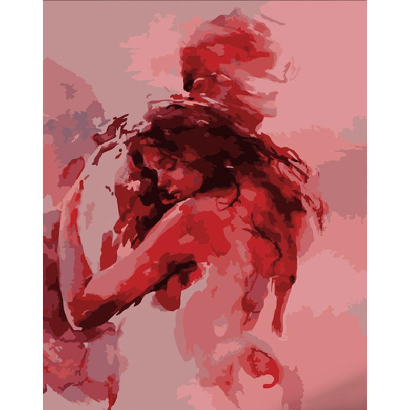 Картина за номерами Strateg Преміум Мрії про кохання 40x50 см (DY333)