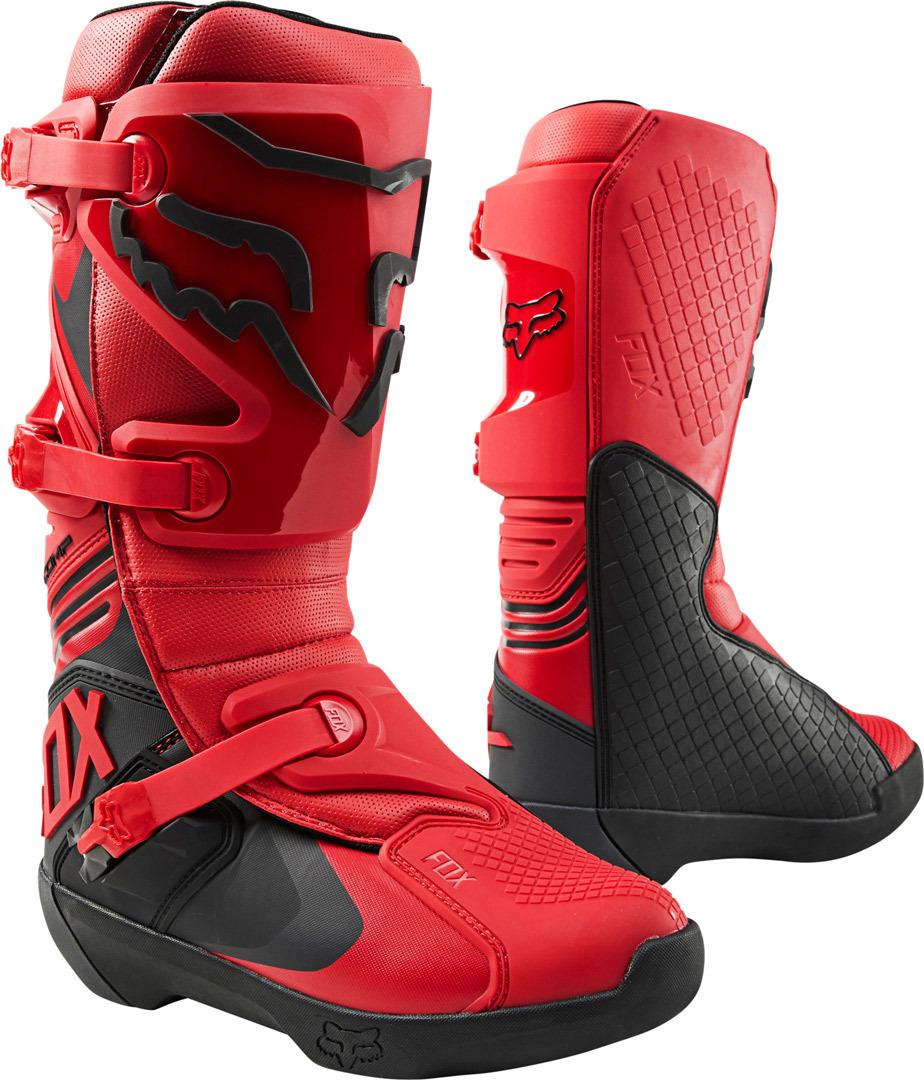 Мотоботи Fox COMP Boot р. 45 Flame Red (16280)