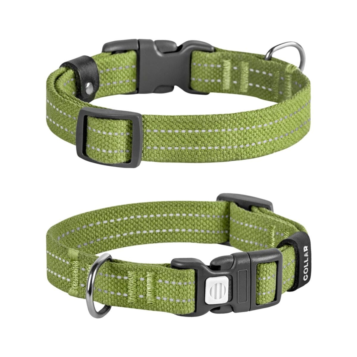 Ошейник для собак Collar Брезент S 20 мм/28-40 см (9930)