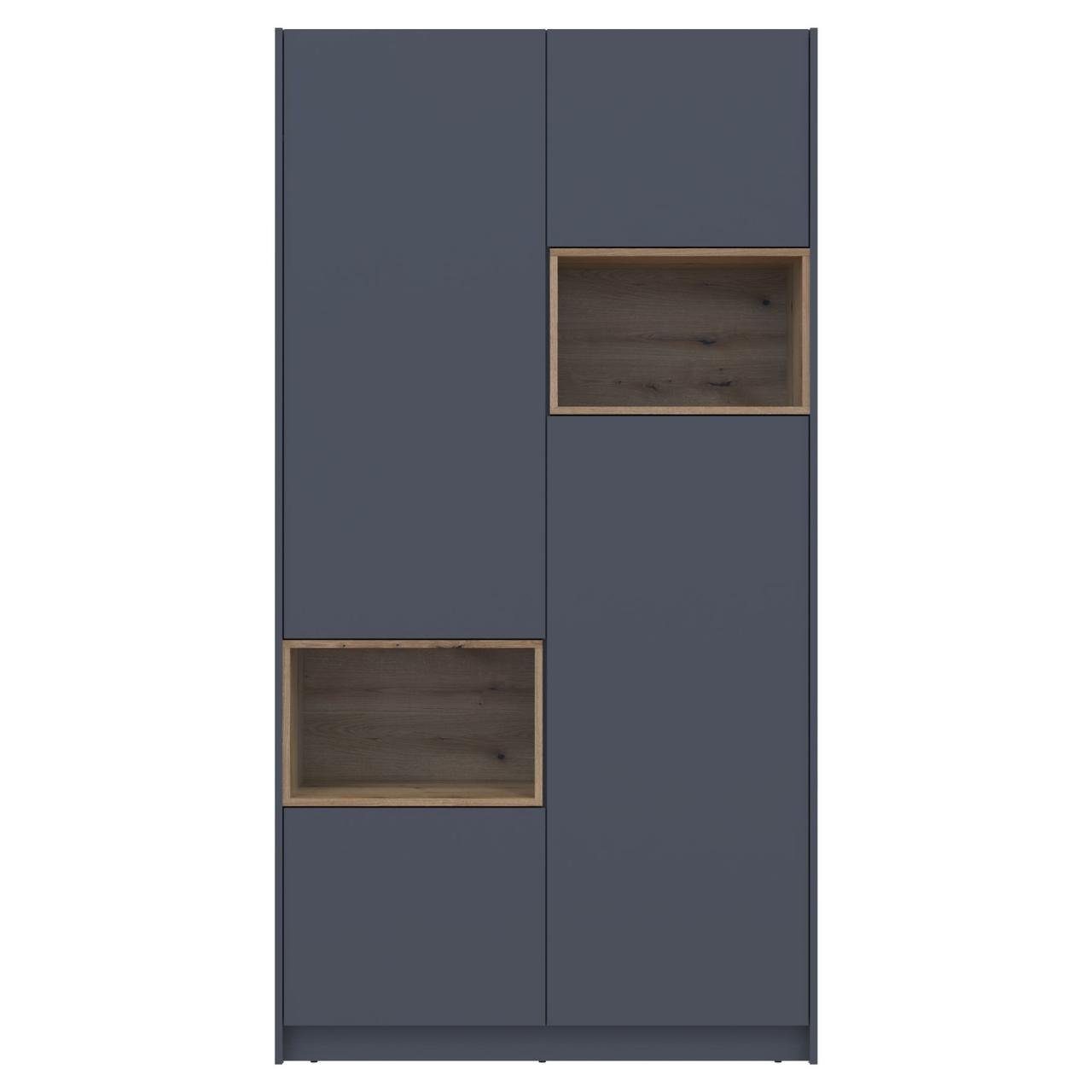 Шкаф с нишей Doros Дейл 115,2х52х220 см Графит/Дуб эвок (DRS-011281)