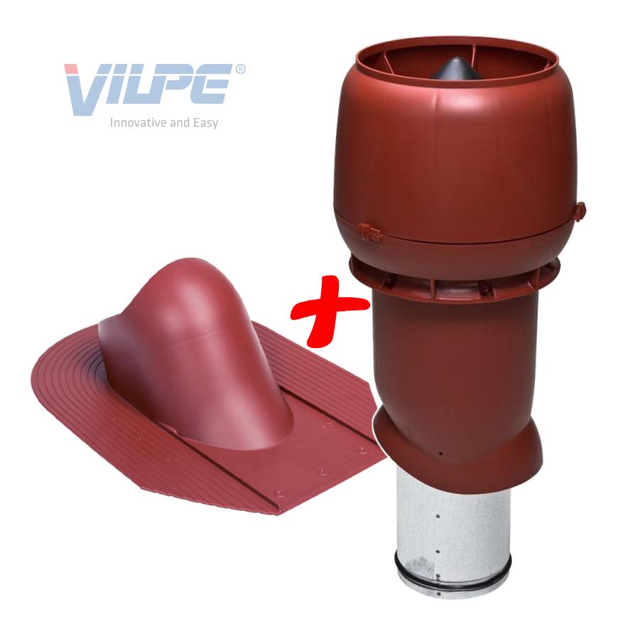 Выход вентиляционный Vilpe для битумной черепицы утепленный Ø 160 мм 500 мм 3009 Красный (30078896) - фото 2 Выход вентиляционный Vilpe для битумной черепицы утепленный Ø 160 мм 500 мм 3009 Красный (30078896) - фото 2