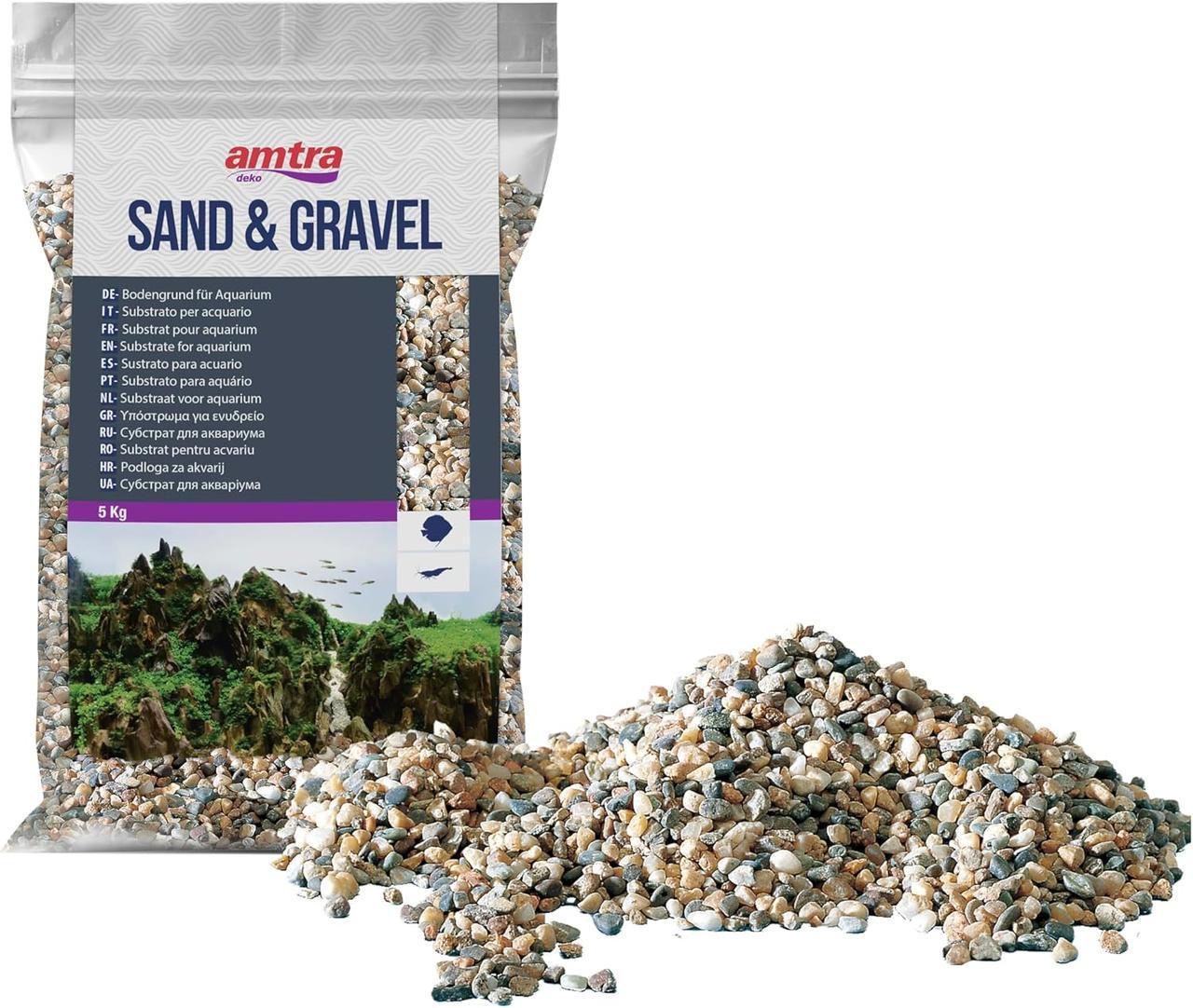 Грунт для аквариума Amtra Gravel Flora 5 мм 5 кг Разноцветный (1353842901)