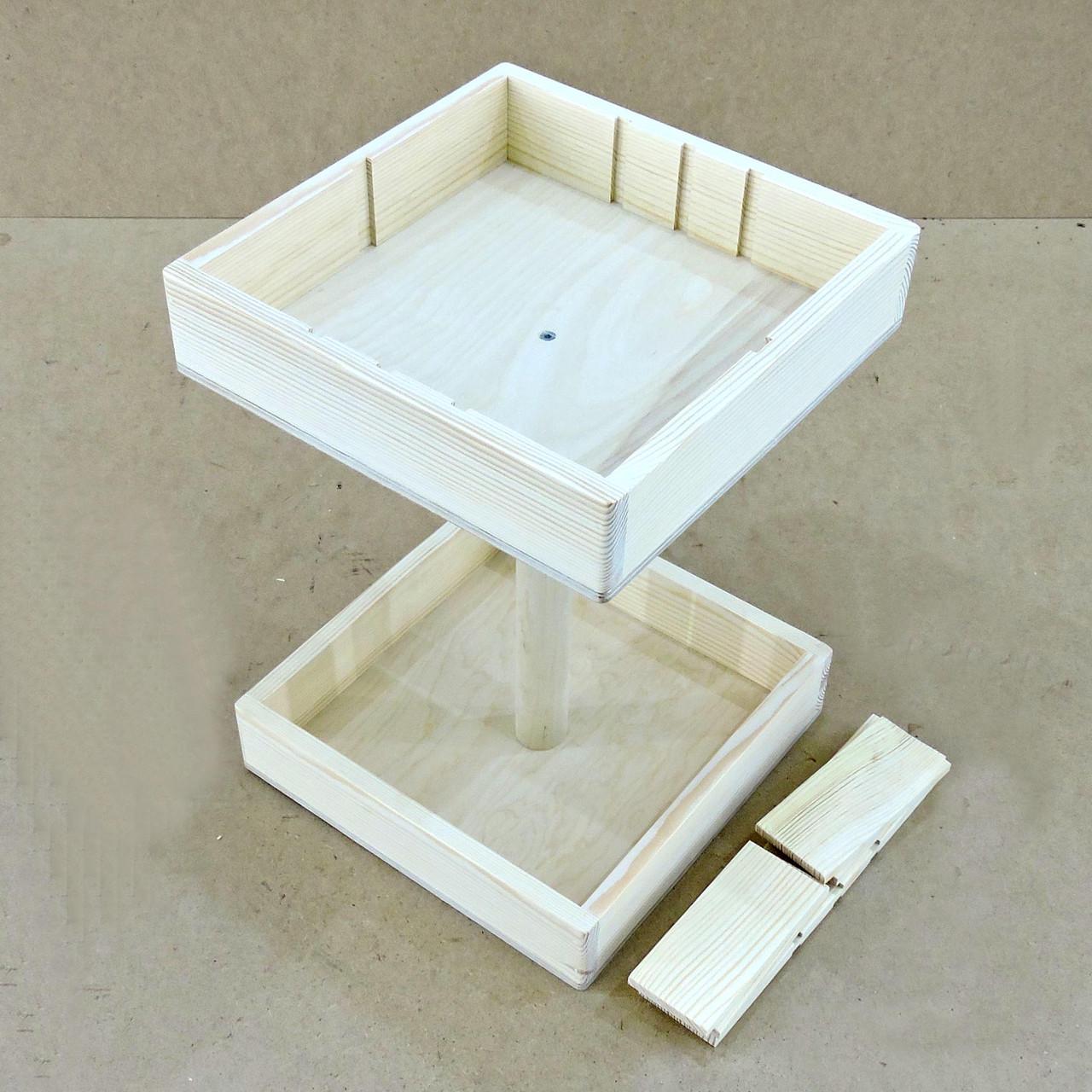 Полка для ванной настольная из дерева Корбих Бланже (ВНО-001901) - фото 5 Полка для ванной настольная из дерева Корбих Бланже (ВНО-001901) - фото 5