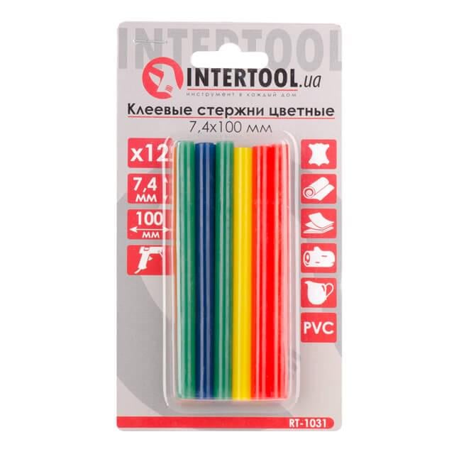 Комплект клеевых стержней Intertool RT-1031 7,4х100 мм 12 шт.