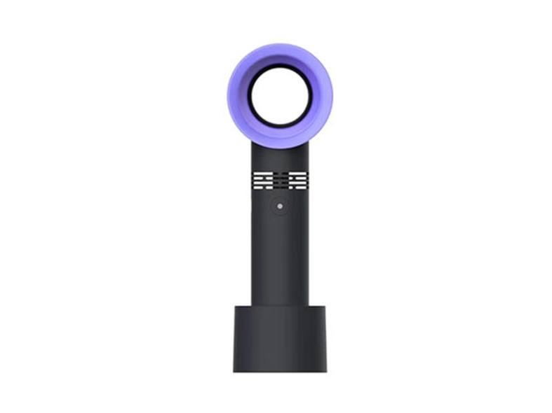 Вентилятор ручної безпечний ZERQ 9 USB Bladeless 3 швидкості Вентилятор ручної безпечний ZERQ 9 USB Bladeless 3 швидкості