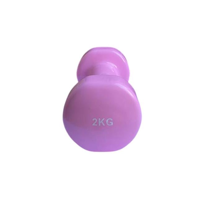 Гантель для фітнесу Generation Fitness FF51D3B з вініловим покриттям 2 кг Рожевий (FF51D3B-2kg pink) - фото 3 Гантель для фітнесу Generation Fitness FF51D3B з вініловим покриттям 2 кг Рожевий (FF51D3B-2kg pink) - фото 3