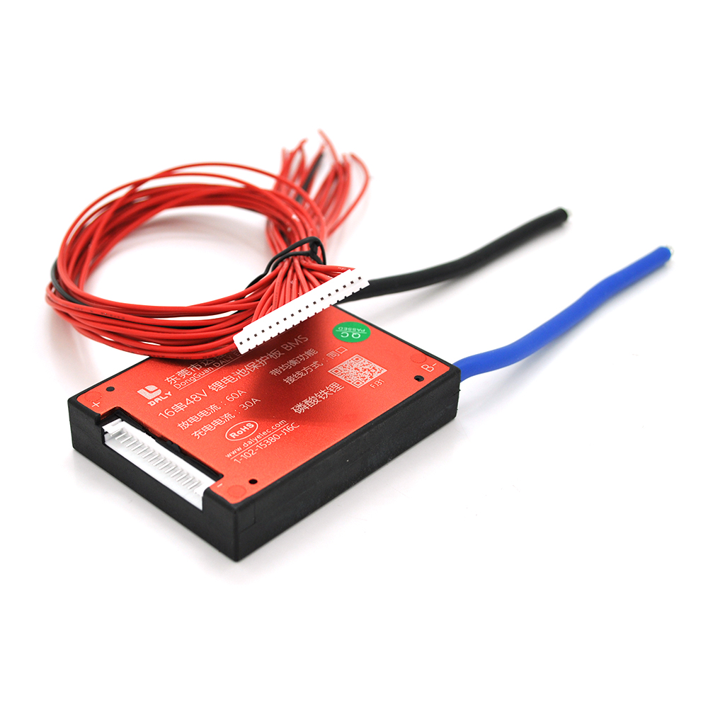 Плата BMS DaLy LiFePO4 48V 16S 30/60A (7035)