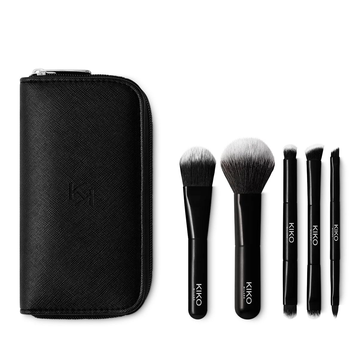 Набор кистей для нанесения макияжа Kiko Milano Travel Kit 5 шт. (2471370856)
