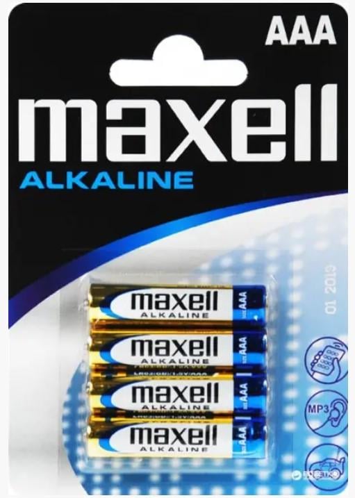 Батарейки Maxell Alkaline AAA/LR03 4 шт.