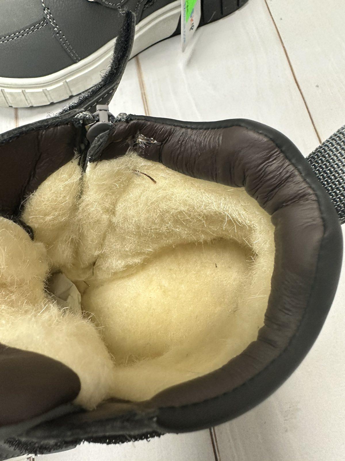 Черевики дитячі зимові Bessky на овчині водонепроникні р. 35 Сірий (12408625) - фото 5 Черевики дитячі зимові Bessky на овчині водонепроникні р. 35 Сірий (12408625) - фото 5