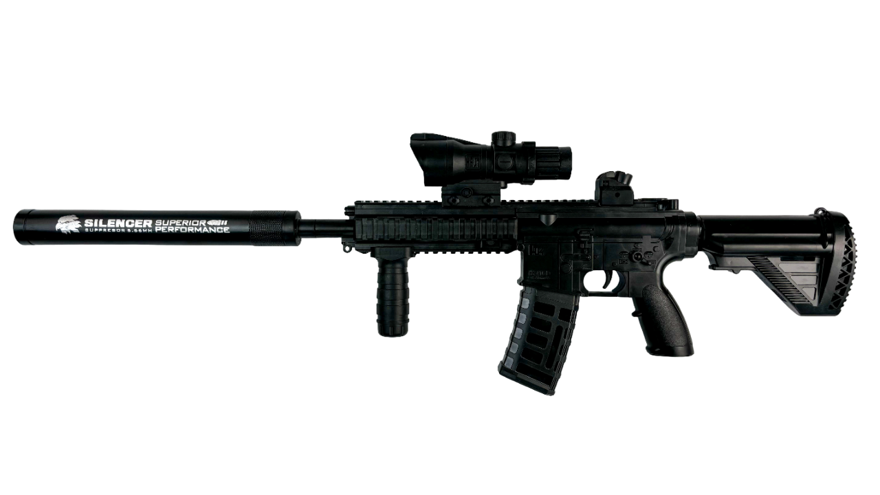 Бластер Орбиган HK416 F808-BLACK на орбизах (20164387)