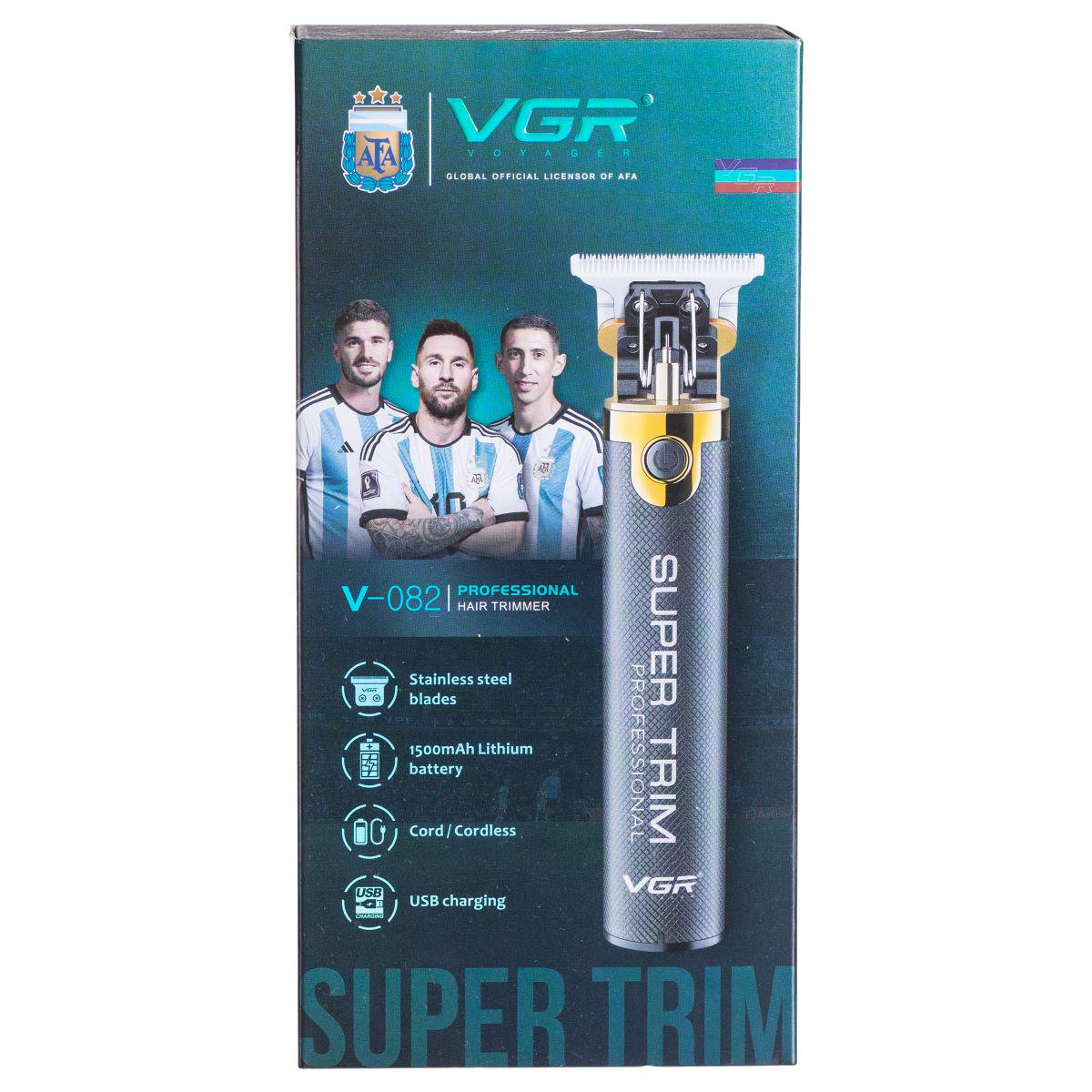 Триммер VGR V-082 для стрижки волос аккумуляторный с насадками (7358) - фото 18 Триммер VGR V-082 для стрижки волос аккумуляторный с насадками (7358) - фото 18