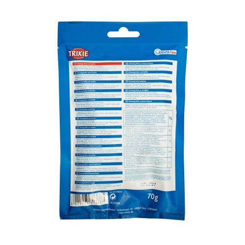 Ласощі для собак Trixie паличка для чищення зубів з буйволом Denta Fun 12 см 70 г - фото 3 Ласощі для собак Trixie паличка для чищення зубів з буйволом Denta Fun 12 см 70 г - фото 3