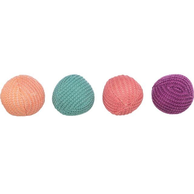 Набор вязаных мячиков для котов Trixie 2 шт./уп.