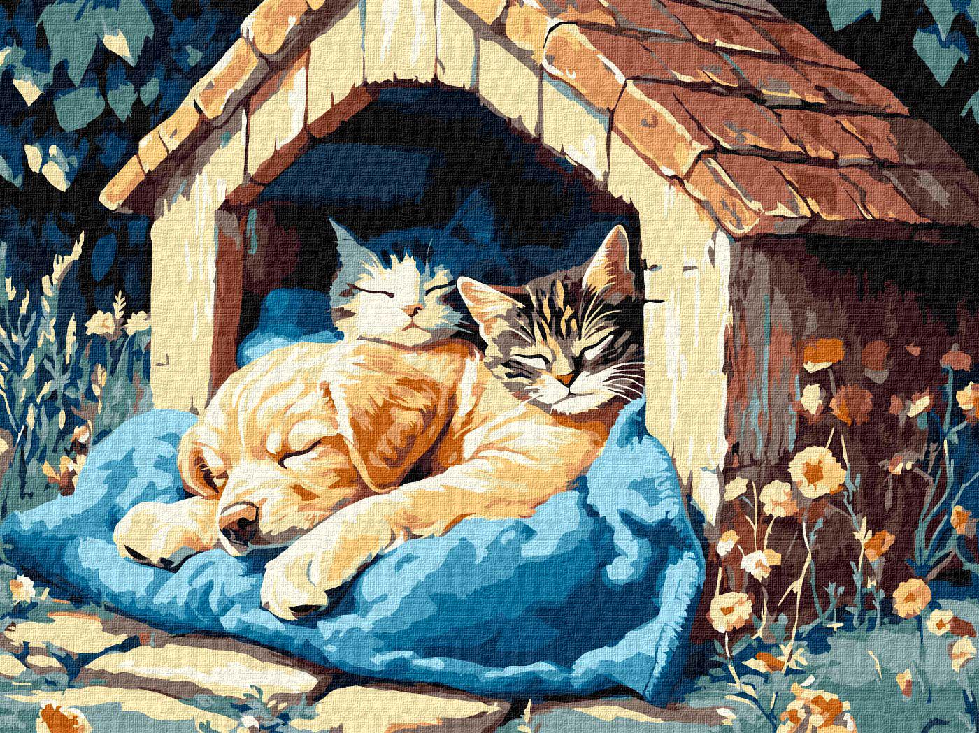 Набір для розпису по номерах Ideyka Тихий час КНО6695 30x40 см (MTT-194752)