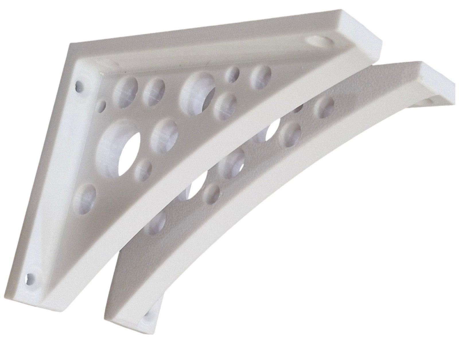 Тримач полиці Сирок для полиць шириною до 150 мм пластик ПЕТ до 12 кг 110х85х20 см 2 шт. (99372633) - фото 3 Тримач полиці Сирок для полиць шириною до 150 мм пластик ПЕТ до 12 кг 110х85х20 см 2 шт. (99372633) - фото 3