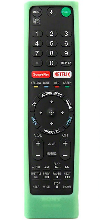 Чехол силиконовый для пульта Sony Piko TV Зеленый (2261867906)