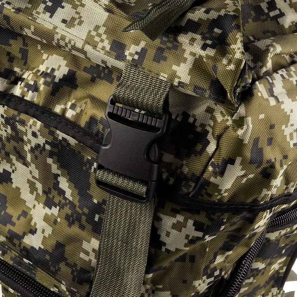 Рюкзак туристический Kalipso Pixel BP-002 рыболовный 45 л Хаки (2019642228) - фото 2