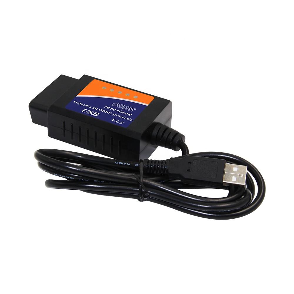 Автосканер ELM327 OBD2 USB версия 1.5 чип PIC18F25K80 - фото 3