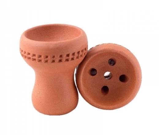 Чаша для кальяна глиняная GrynBowls турка с дырочками Красный (1507) Чаша для кальяна глиняная GrynBowls турка с дырочками Красный (1507)