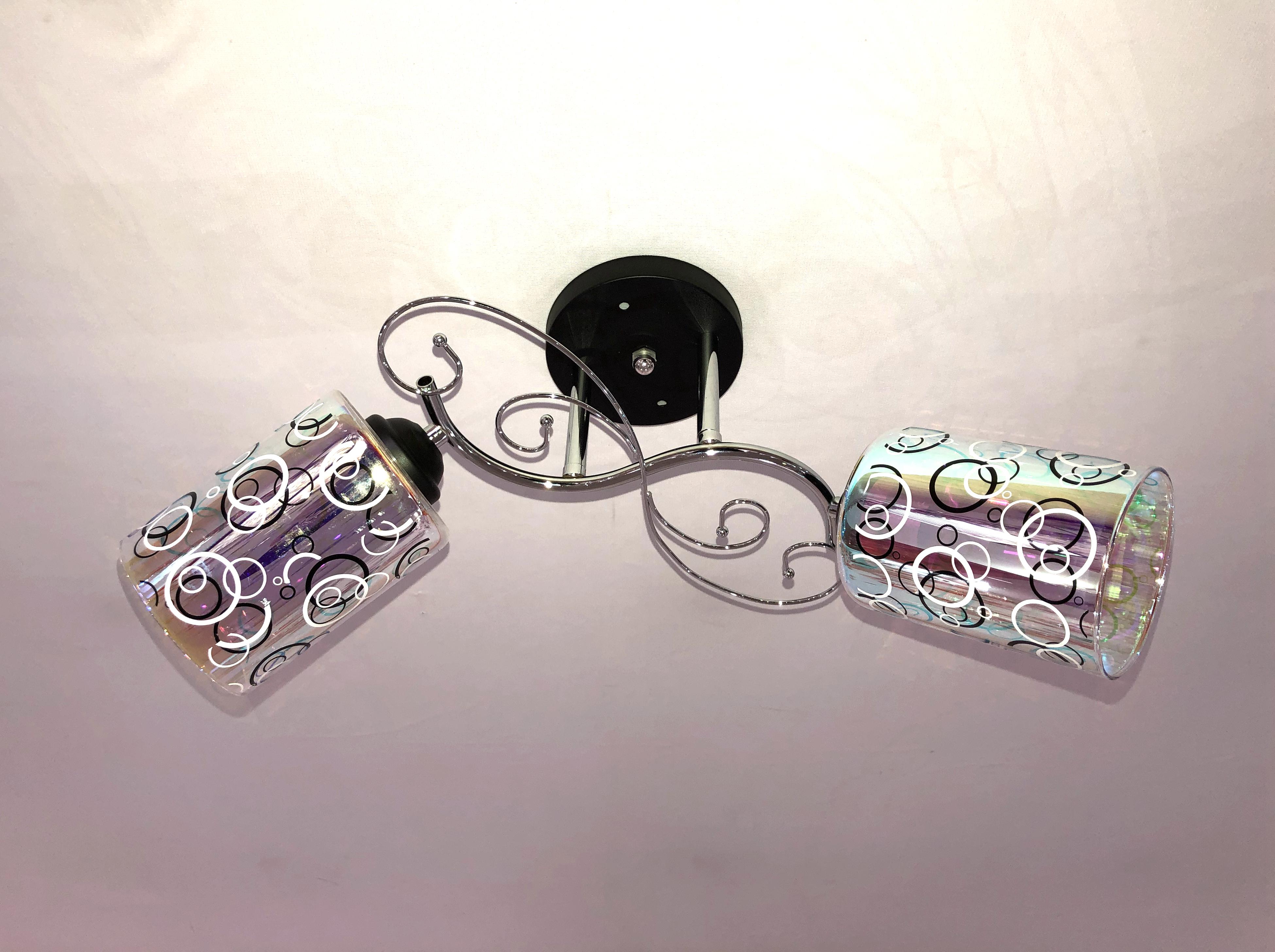 Люстра потолочная Sirius Ю 2348/2 на 2 плафона