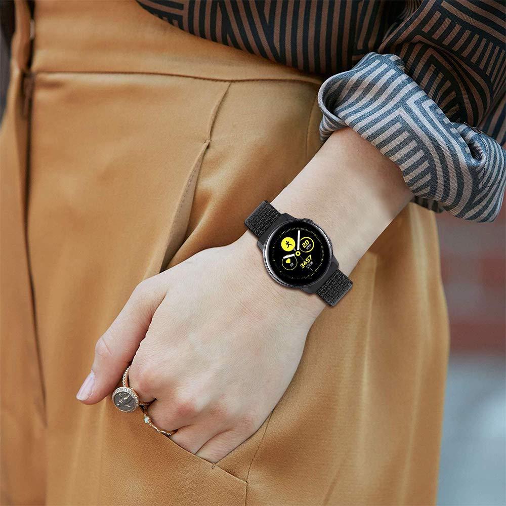 Ремешок нейлоновый BeWatch 20 мм для Samsung Galaxy 42/3 41 мм/Active/Active 2 липучка Черный (1011301) - фото 5 Ремешок нейлоновый BeWatch 20 мм для Samsung Galaxy 42/3 41 мм/Active/Active 2 липучка Черный (1011301) - фото 5