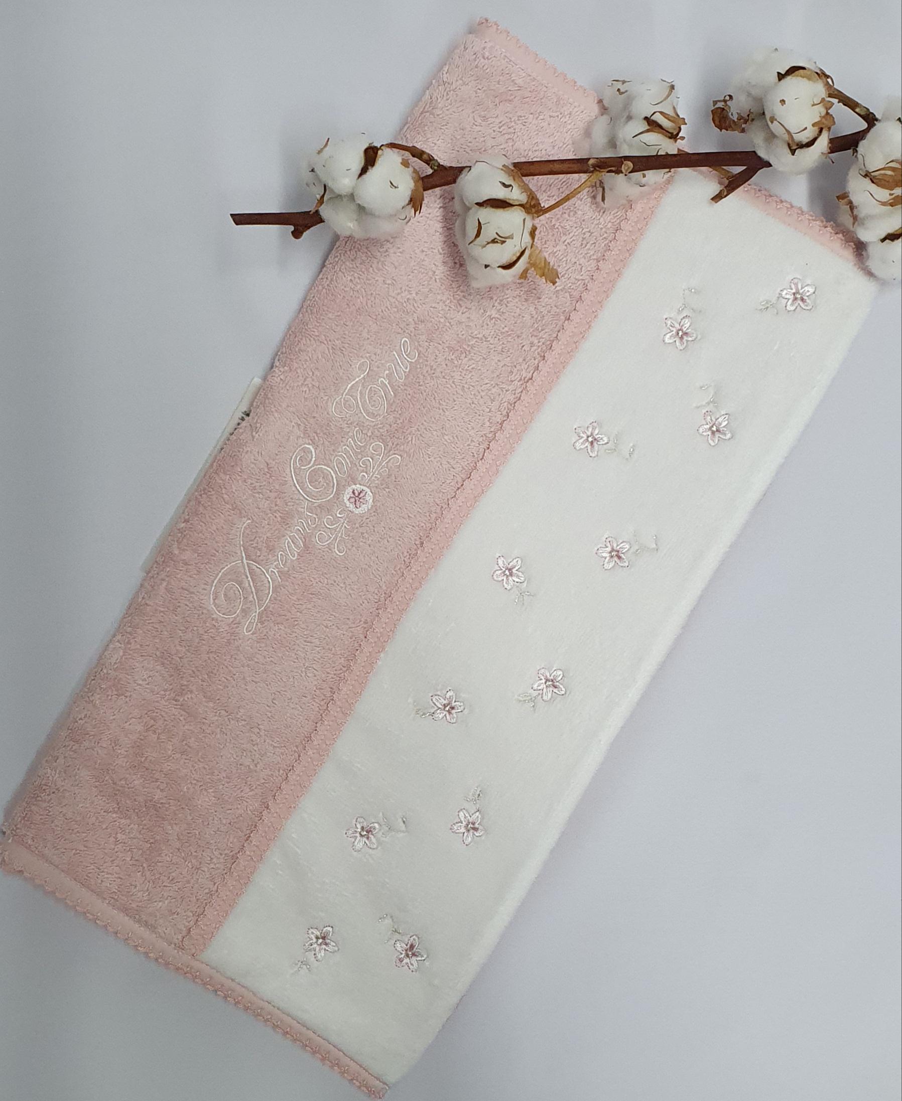 Рушник Maison D'or Lavoine Flowers 50x100 Rose (03MD33BF04) - фото 1