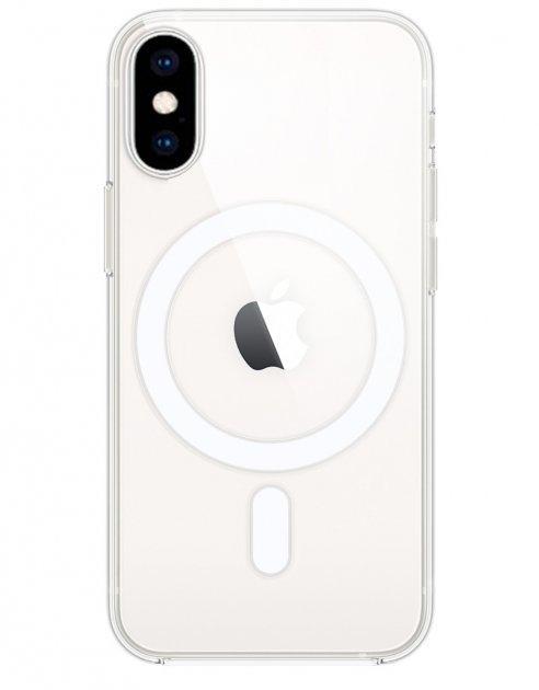 Прозрачный чехол с MagSafe для iPhone X/Xs Transparent - фото 1