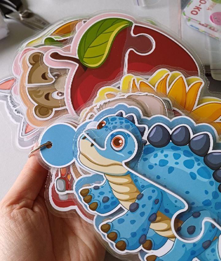 Игра на липучках "Пазлы для малышей" (МК11) - фото 3