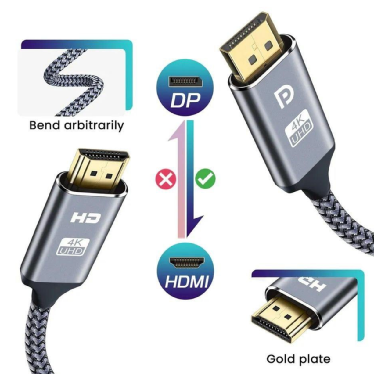 Кабель HDMIS2.1-8K-MM-05 Standard v.2.1 HDMI 5 м (000048830) - фото 5