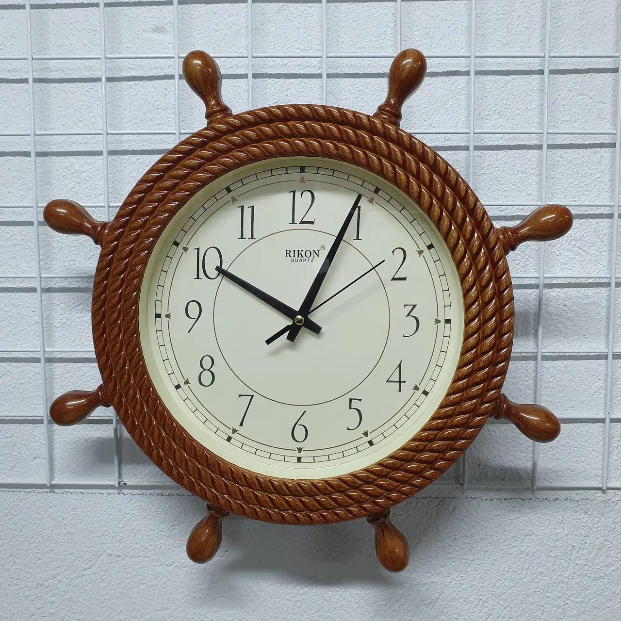 Часы настенные Rikon 2351 Teak Wood Ivory