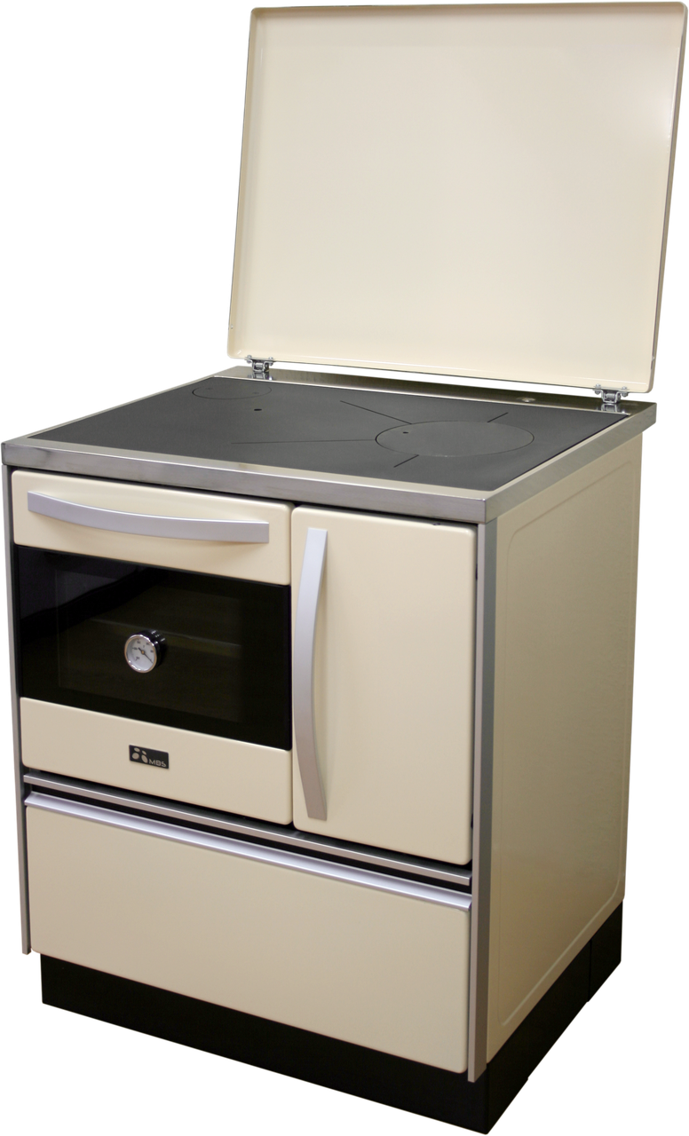 Печь-кухня с конфоркой и духовкой MBS ROYAL 720 Plus L 8 кВт Бежевый (CNT00007577)