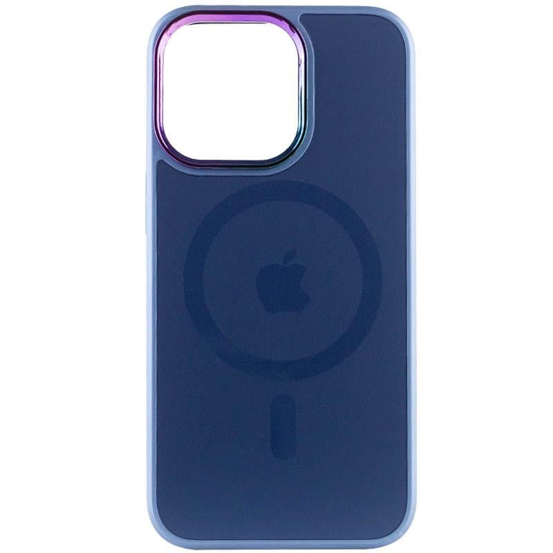 Противоударный чехол TPU+Glass Sapphire Mag Evo case для Apple iPhone 14 Pro 6.1" Wisteria