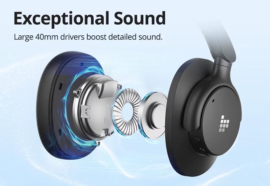 Гарнитура Tronsmart TWS Sounfii Q20 Black (25043115) - фото 8