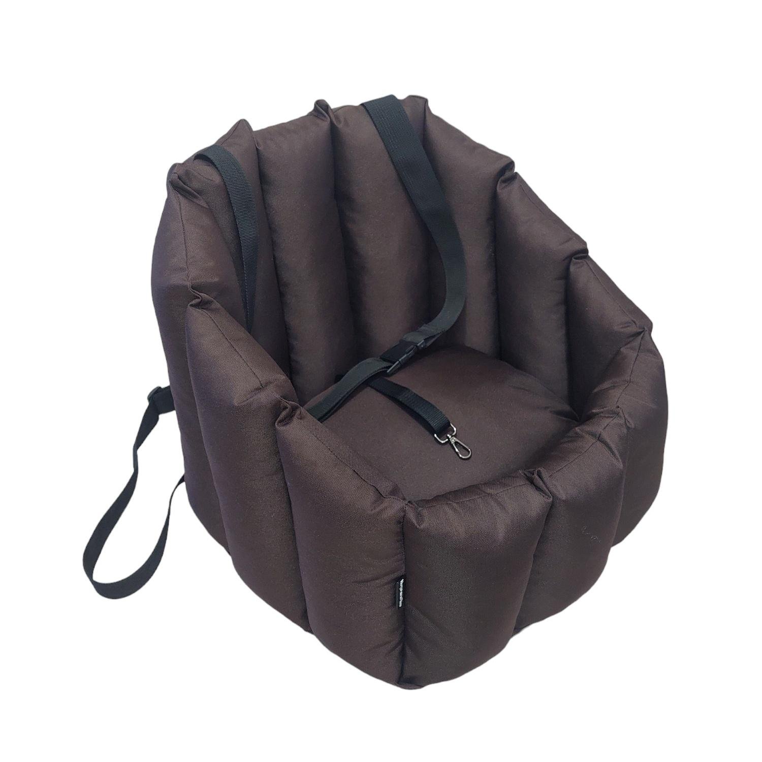 Сумка-переноска для животных Waterproof ткань 50х45 см Темно-коричневый - фото 4