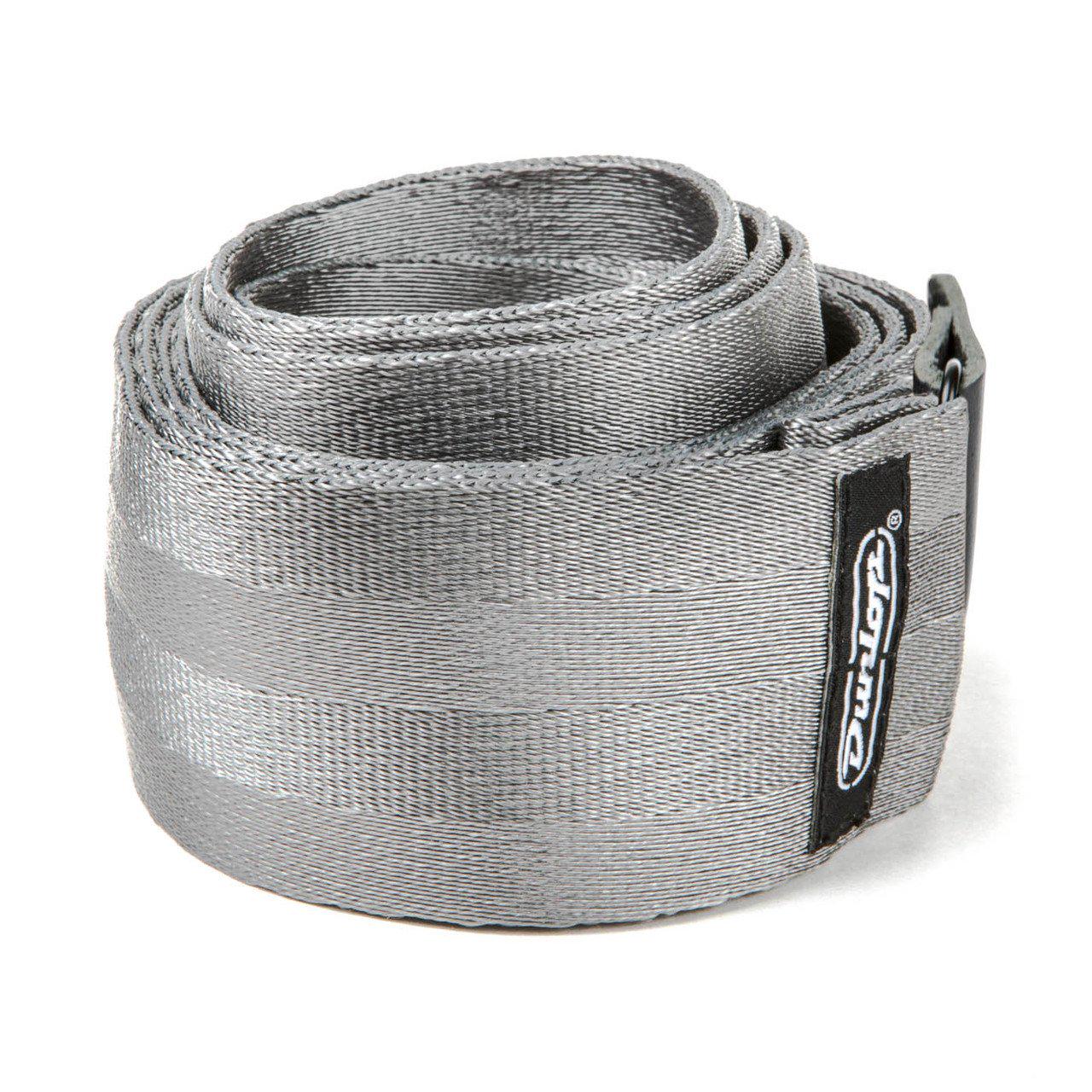 Ремень для гитары Dunlop DST7001GY 2" Deluxe Seatbelt Grey (126988) - фото 1